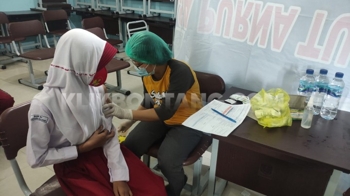 Vaksinasi Anak di Bontang Terus Berlanjut, Sudah Capai 2 Ribu Pelajar