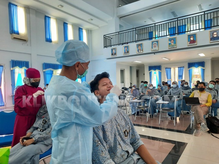 3 Hari Gelar PTM, Smansa Bontang Gelar Tes Antigen Acak