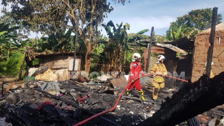 Satu Rumah Warga Bontang Lestari Ludes Dilalap Api, Diduga Akibat Anti Nyamuk Bakar