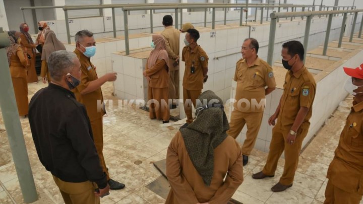 Fasilitas Gedung Baru Pasar Citra Mas Rusak Sebelum Ditempati
