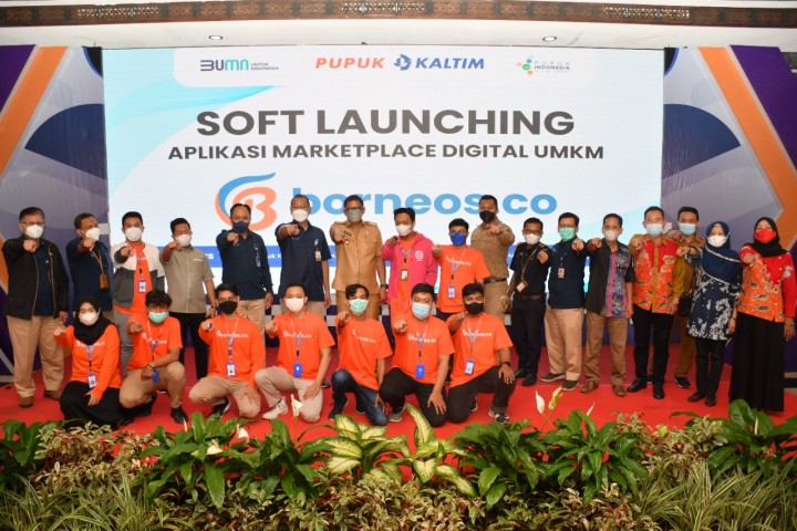 Fasilitasi UMK di Pasar Digital, PKT Launching Marketplace Borneos.co