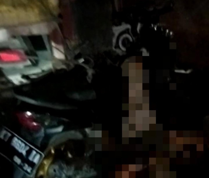 Tabrak Truk Parkir di Tanjung Laut, Pemotor Luka Serius di Kepala