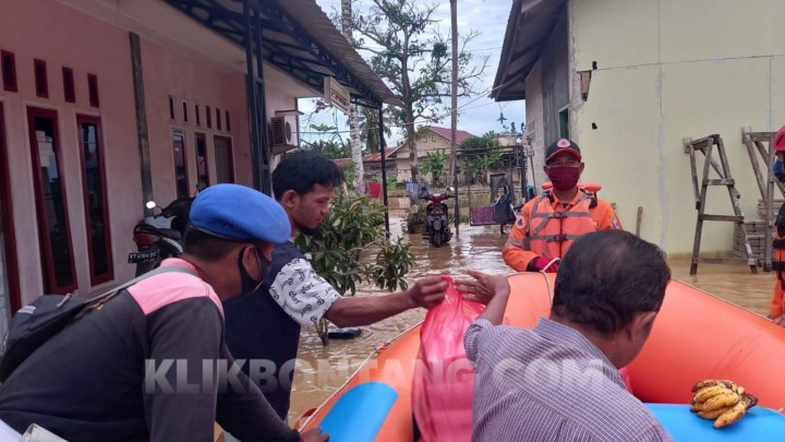 6 RT di Guntung Terdampak Banjir, Ketinggian Air 80 Cm