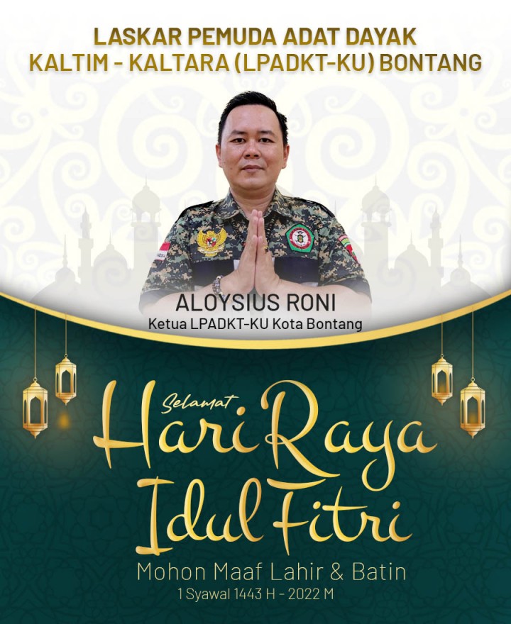 Ucapan Selamat Hari Raya Idul Fitri LPADKT-KU Kota Bontang