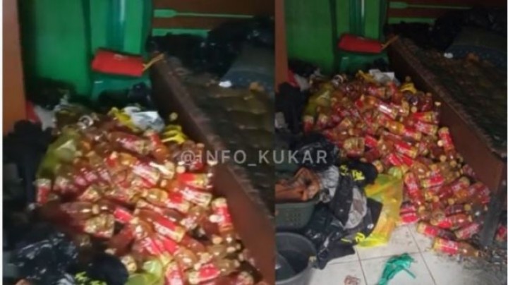 Jorok Banget! Pemilik Kost di Samarinda Terkejut Temukan Ratusan Botol Berisi Air Kencing di dalam Kamar