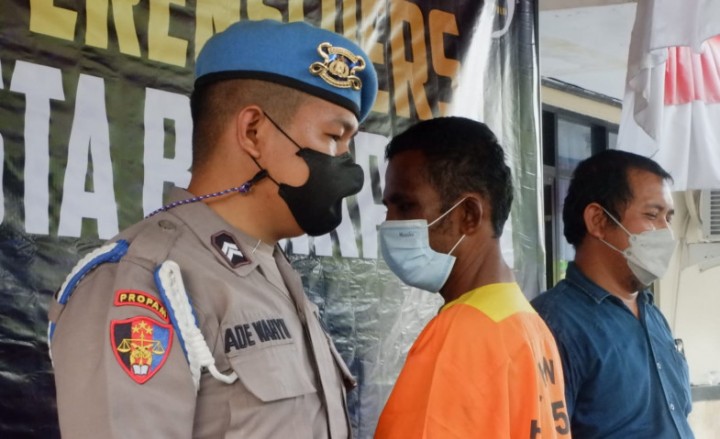 Persoalan Sepele, Pria di Balikpapan Tikam Tetangga Hingga Tewas dan Sabet 2 Orang Pakai Golok