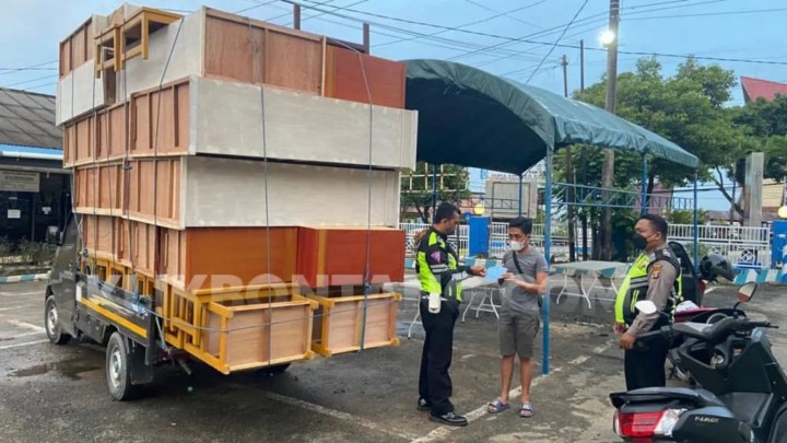 Hari Kedua Operasi Patuh Mahakam di Bontang, Petugas Tilang 12 Pengendara