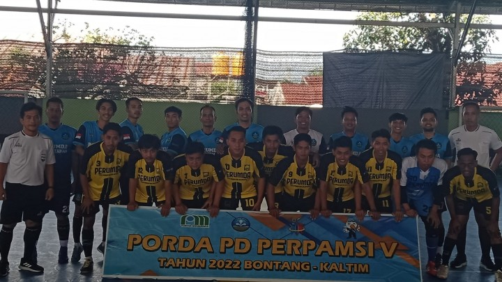 Perumda Tirta Taman Raih Medali Perak di Final Futsal Perpamsi 2022