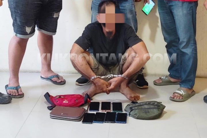Spesialis Pencuri Ponsel Lintas Daerah Dibekuk, Lupa Pernah Nyolong Dimana Aja
