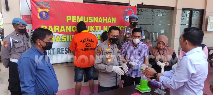 Sebulan Ditetapkan Kampung Tangguh Anti Narkoba, 7 Pengedar Sabu di Loktuan Dibekuk