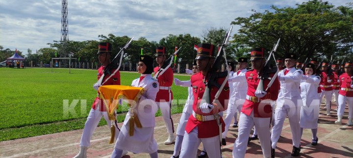 Paskibraka Bontang Sukses Kibarkan Merah Putih, Jerih Payah Berlatih Terbayar Tuntas
