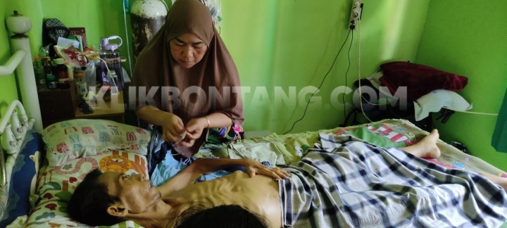 Kena Kanker dan Ginjal Diangkat, Hanya Terbaring di Kasur, Warga Api-Api Ini Butuh Bantuan