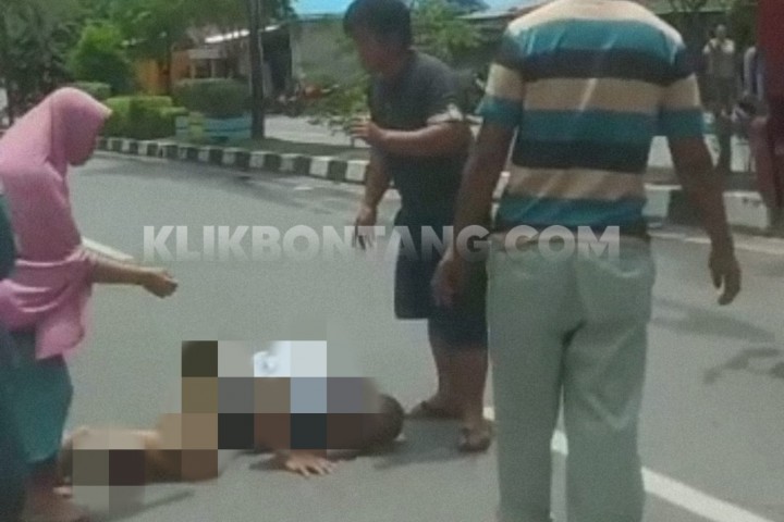 Pemotor Tabrak Pejalan Kaki di Tanjung Laut Indah, Korban Terkapar di Tengah Jalan