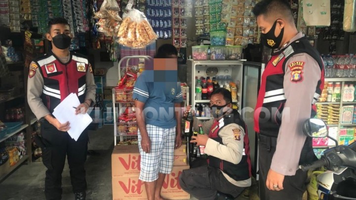 Razia Bir dan Tuak di 5 Kelurahan Bontang, Polisi Beri Sanksi ke Penjual Miras