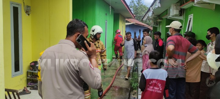 Kebakaran di Loktuan, Berawal dari Korsleting Kabel Kulkas