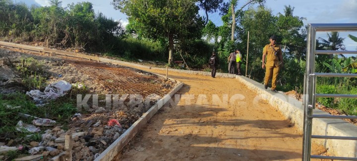 Pembangunan Akses Jalan Keluar Pasar Loktuan Terhenti, Ini Penyebabnya