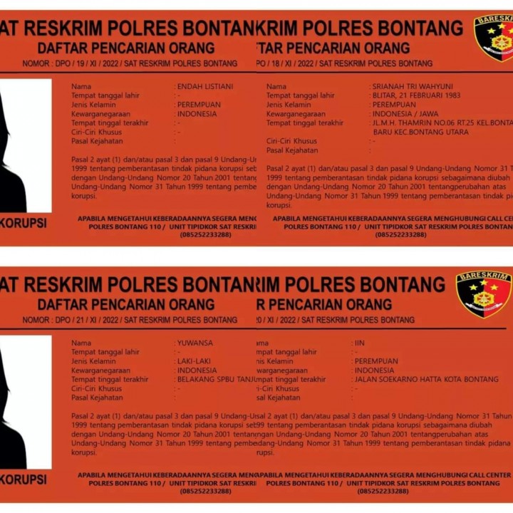 Polres Bontang Buru 4 DPO Kasus Kursus Salon Fiktif, Negara Rugi Rp 300 Juta