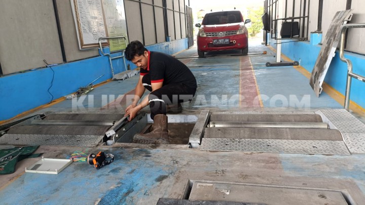 Alat Uji KIR Dishub Bontang Rusak, Sopir Truk Kecewa