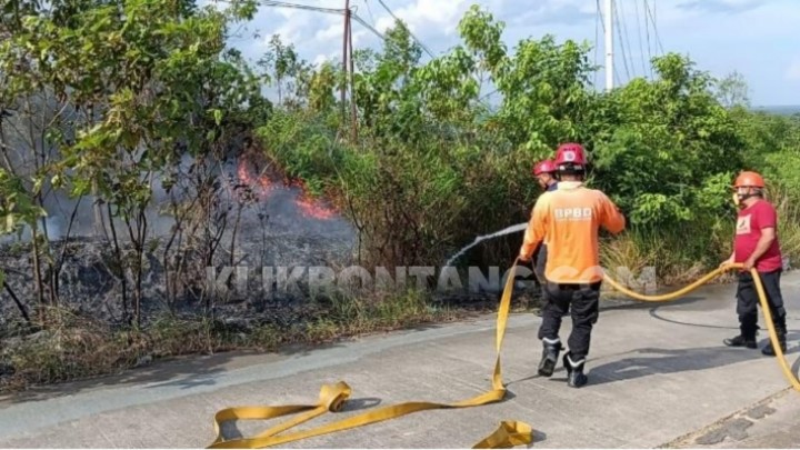 300 Meter Lahan di Kusnodo Terbakar