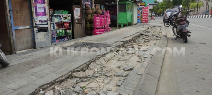 Trotoar di Gunung Sari Rusak, Pemkot Rogoh Rp 20 Miliar Perbaiki Tahun Ini
