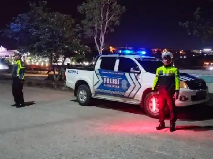 Antisipasi Balap Liar, Satlantas Polres Paser Patroli di Daerah Rawan