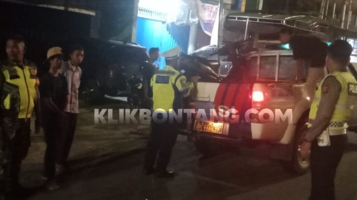 Balap Liar di Berbas Pantai, Remaja Kelas 2 SMP dan Motornya Diangkut Polisi