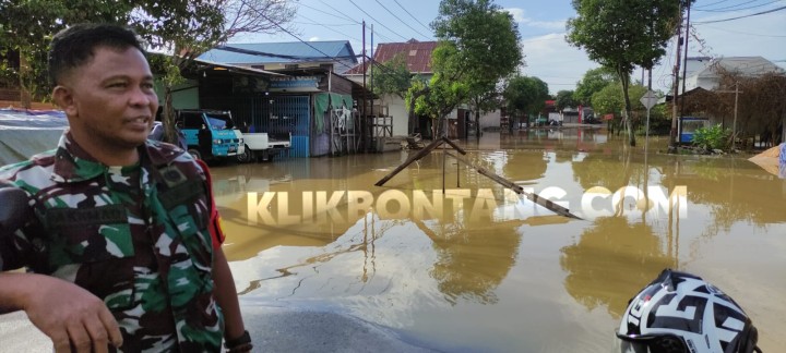 Bontang Mulai Dikepung Banjir, Jalan Imam Bonjol Tutup Sejak Tadi Malam