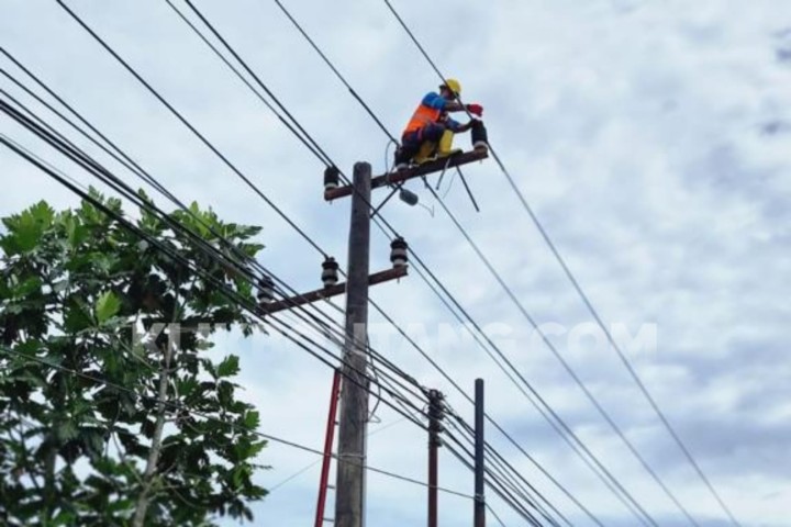 Perbaikan Jaringan PLN, Pasokan Listrik di Bontang Lestari Mati Sementara