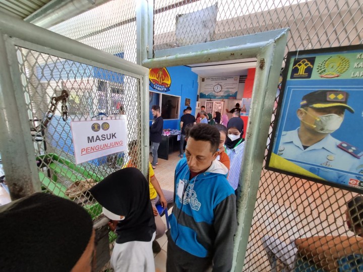 2 Ribu Pembesuk Berlebaran di Lapas Bontang, WBP Nikmati Nastar dan Buras bersama Keluarga 