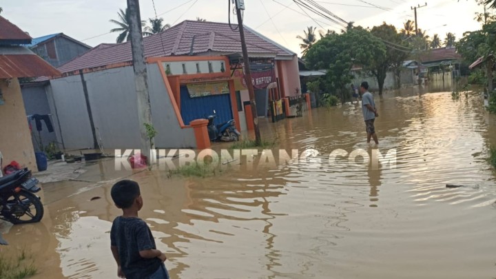 9 RT di Guntung Terendam Banjir