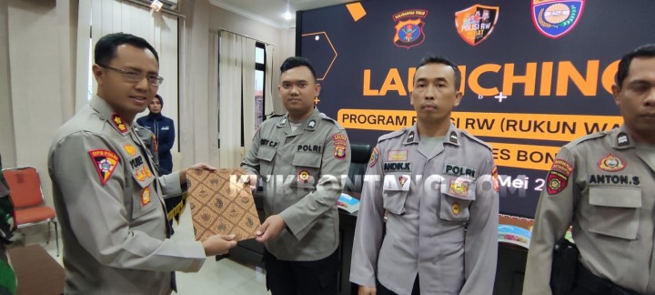 Polres Bontang Luncurkan Polisi RW, 52 Petugas Disiagaka se-Kota Bontang
