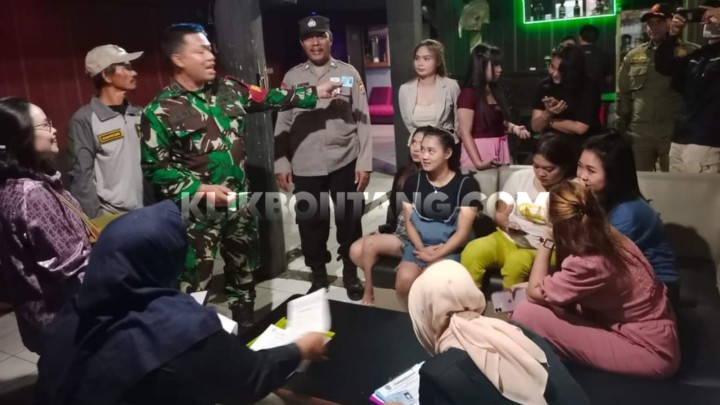 Cegah Praktik Perdagangan Orang Tujuan Seks Komersil, Polsek Bontang Selatan Sidak THM