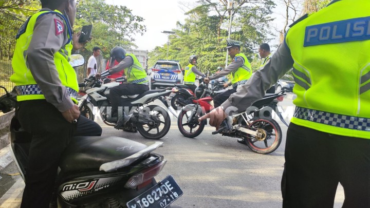 Operasi Zebra Mahakam Berakhir, Satlantas Polres Bontang Tilang 230 Kendaraan