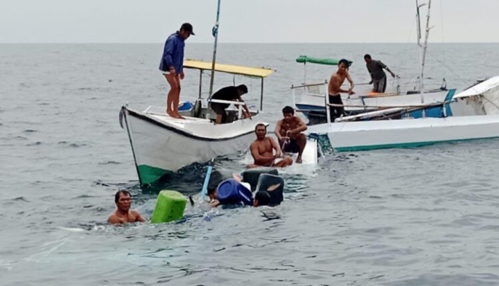 Kapal Ditabrak Kapal Tengker, Nelayan Bontang Terombang-ambing di Laut Selama 5 Jam