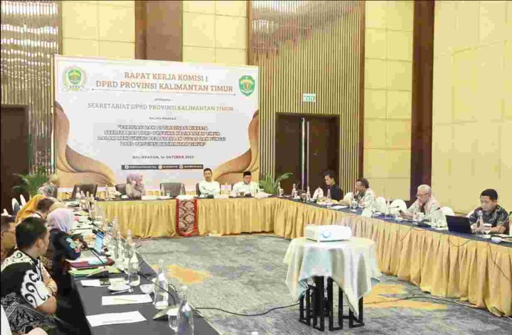 Optimalisasi Kinerja, Komisi I Bersama Sekretariat DPRD Kaltim Rapat Evaluasi