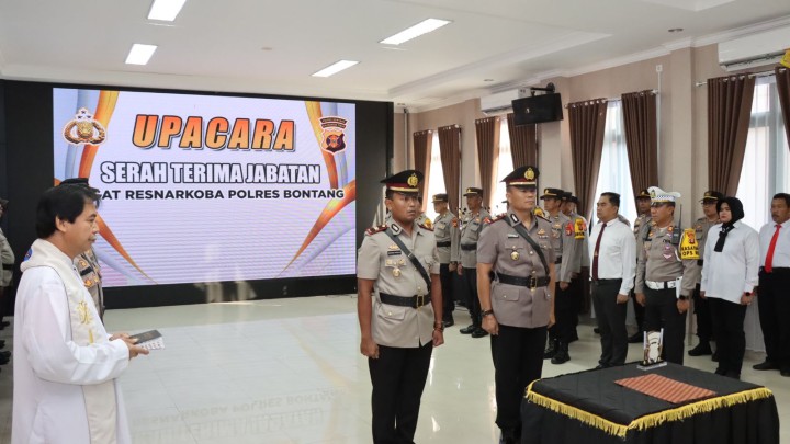 Rotasi Jabatan di Polres Bontang, Kasat Resnarkoba Berganti