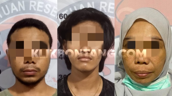 Tante dan Ponakan Kompak Edarkan Sabu, 3 Pengedar di Bontang Ditangkap Polisi