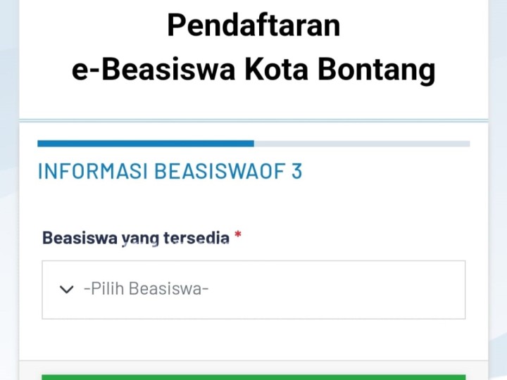 Website Pendaftaran Beasiswa Bontang Sudah Bisa Diakses, Klik di Sini