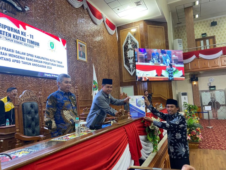 Dapat Pendapatan dari Sumber Baru, Fraksi AKB DPRD Kutim Apresiasi Pemkab