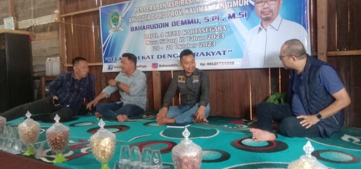 Gelar Reses di Anggana, Baharuddin Demmu Pastikan Kawal Aspirasi Warga