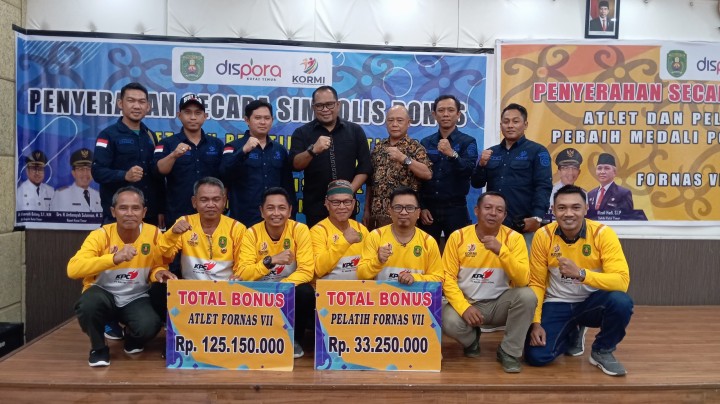 Giliran Atlet Fornas Kutim Dapat Bonus dari Pemkab Kutim, ini Pesan Wabup