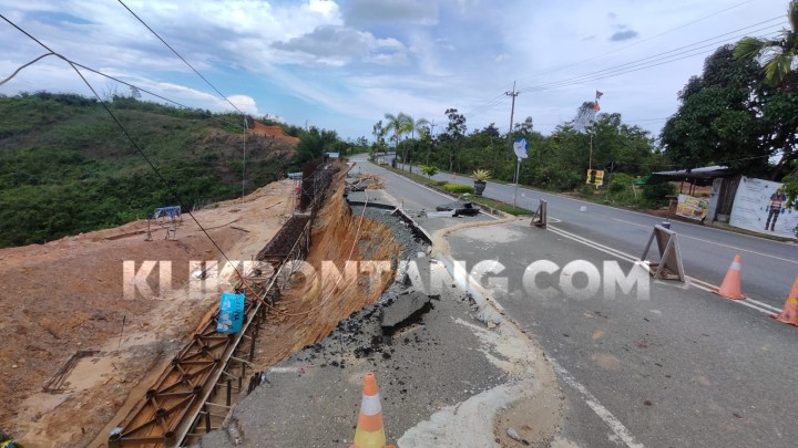 Kontrak Berakhir Sisa 11 Hari, Progres Proyek Longsoran Baru Mencapai 70 Persen