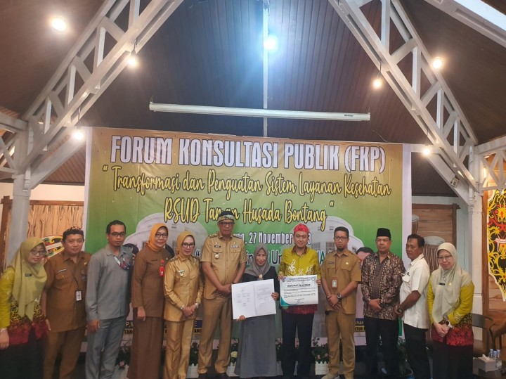 Wujudkan Maklumat Pelayanan, RSUD Bontang Gelar Forum Konsultasi Publik 