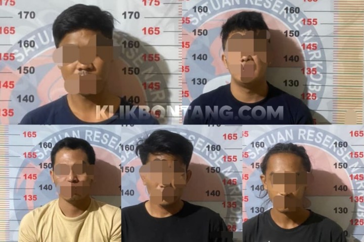 Bulan Puasa, Lima Pria Terciduk Pesta Sabu di Hotel Bontang