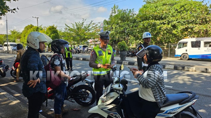 Personel Satlantas Bontang Disiagakan di Titik Ini, Awas kena Tilang di Tempat