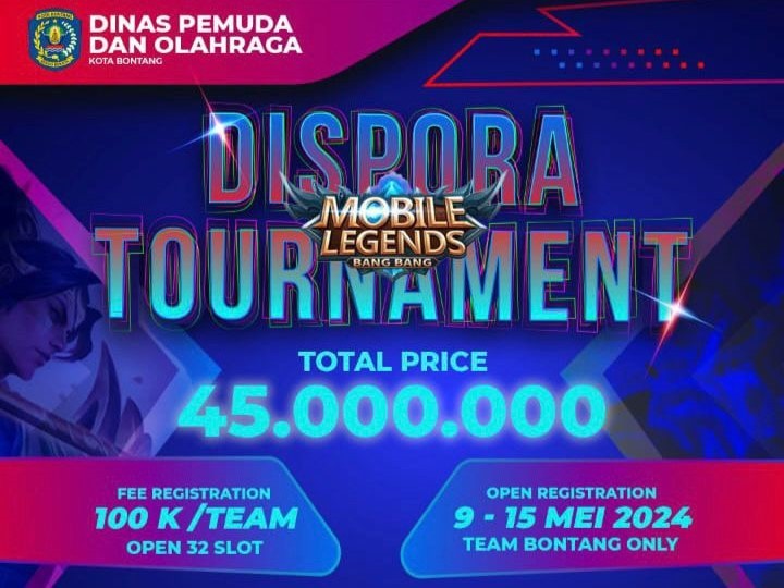 Salurkan Bakat Pemuda, Disporapar Bontang Gelar Turnamen Mobile Legend Total Hadiah 45 Juta