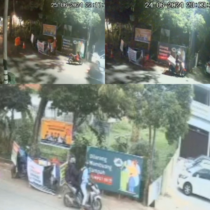 3 Warga Kedapatan Buang Sampah di Jalan Pattimura Terekam CCTV