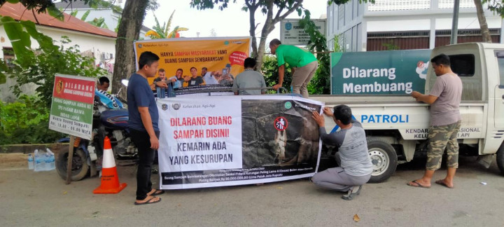 Lurah Api-Api Bakal Pasang CCTV, Viralkan Oknum Buang Sampah Sembarangan