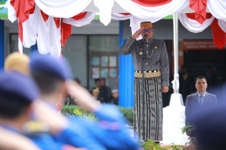Pimpin Upacara Hari Lahir Pancasila 2024, Basri: Pancasila Kunci Persatuan