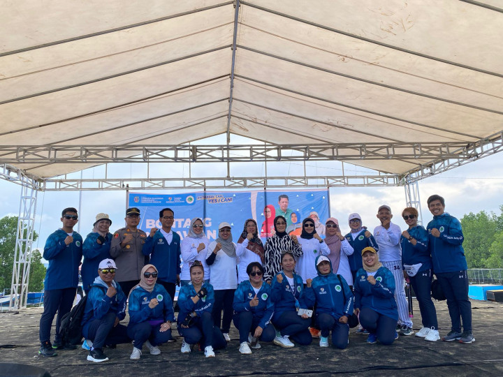 Gerakan Pemkot Bontang Lawan Osteoporosis lewat Senam Lansia